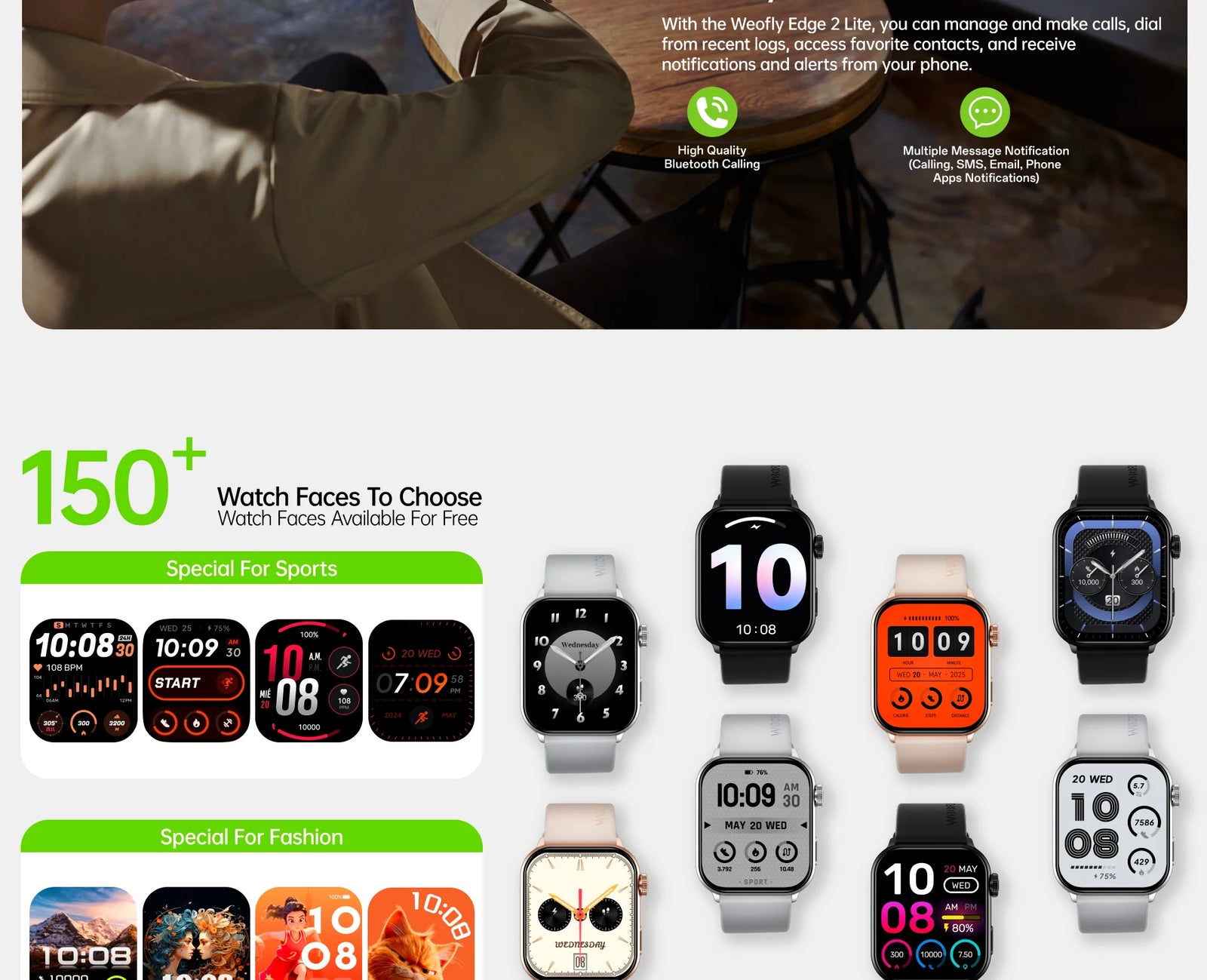 Weofly Edge 2 Lite Smart Watch