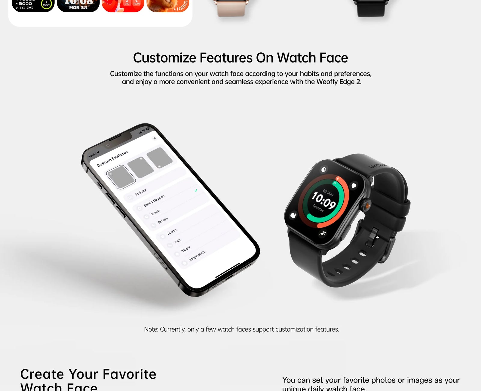 Weofly Edge 2 Lite Smart Watch