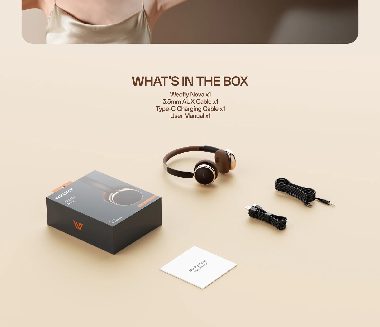 Weofly Nova ANC Headphone description image 12