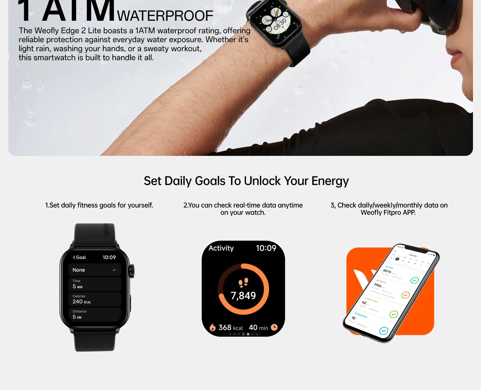 Weofly Edge 2 Lite Smart Watch