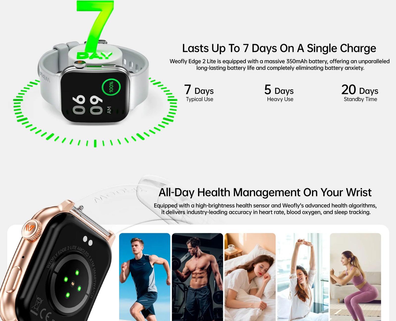 Weofly Edge 2 Lite Smart Watch