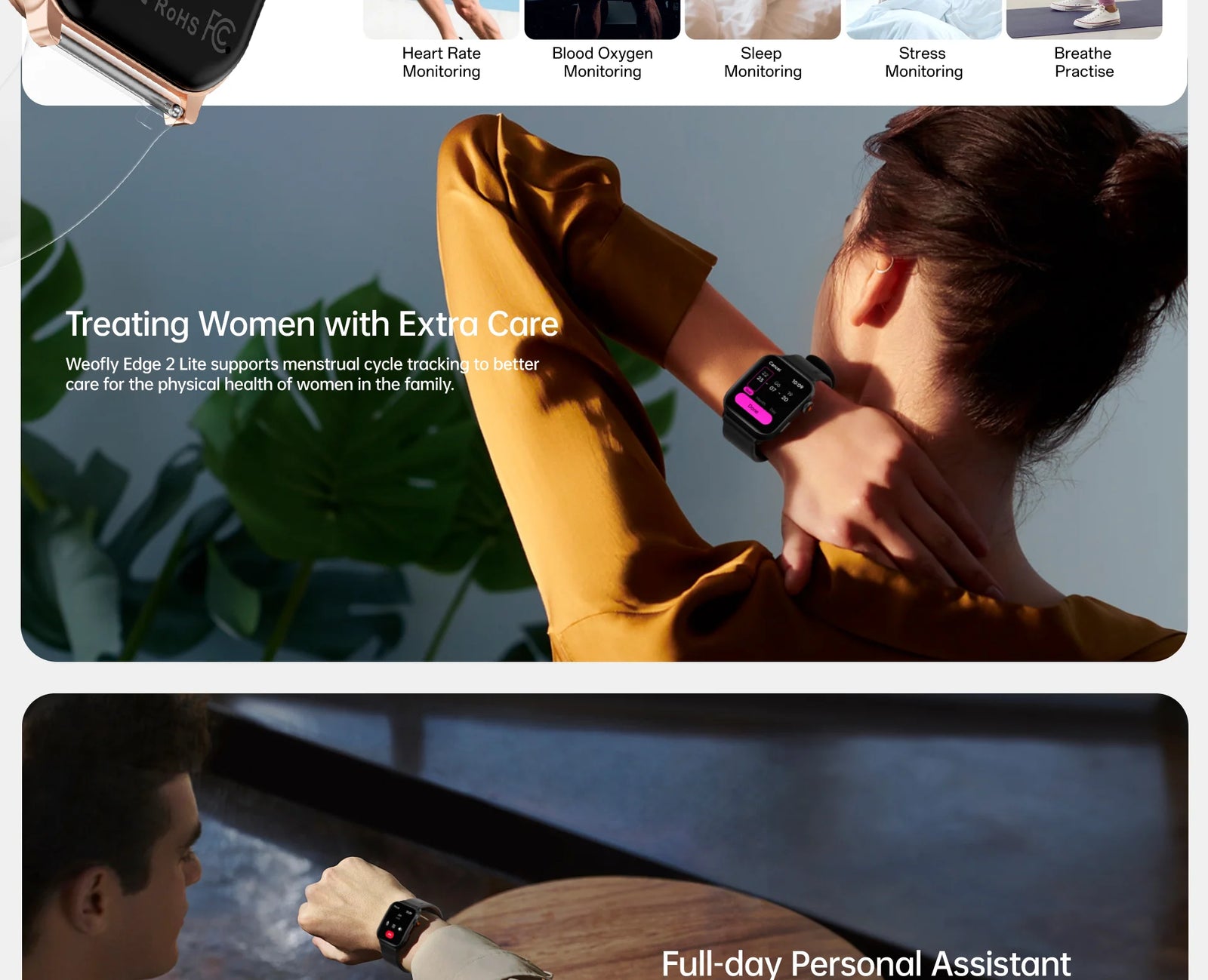Weofly Edge 2 Lite Smart Watch
