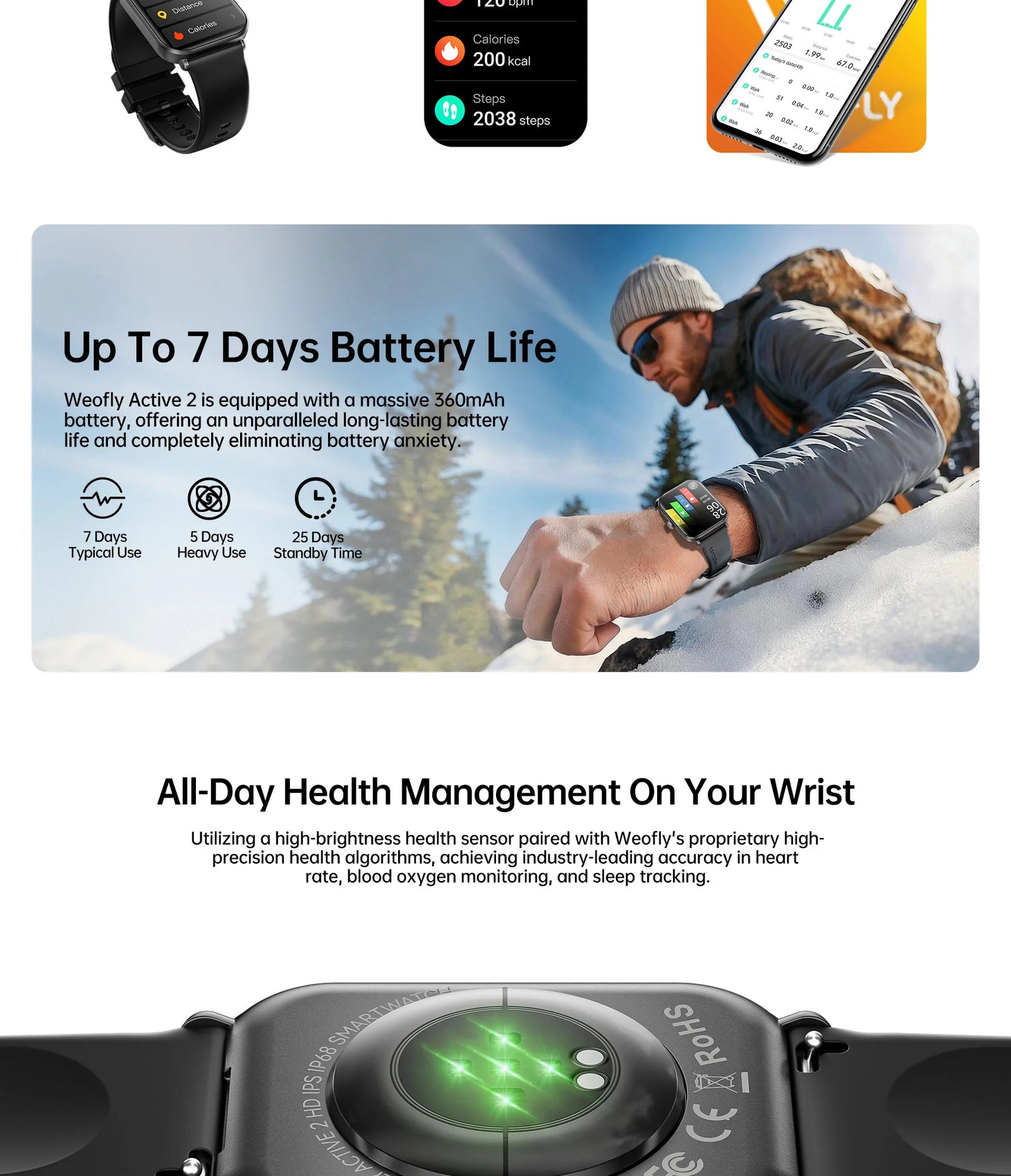 Weofly Active 2 Smartwatch