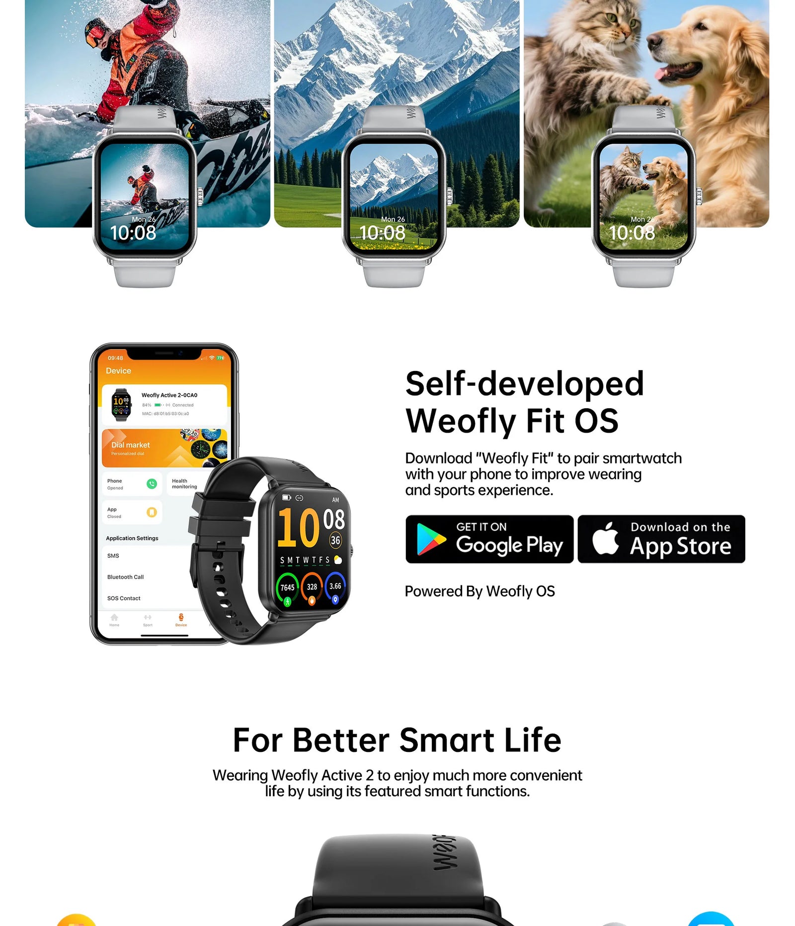 Weofly Active 2 Smartwatch