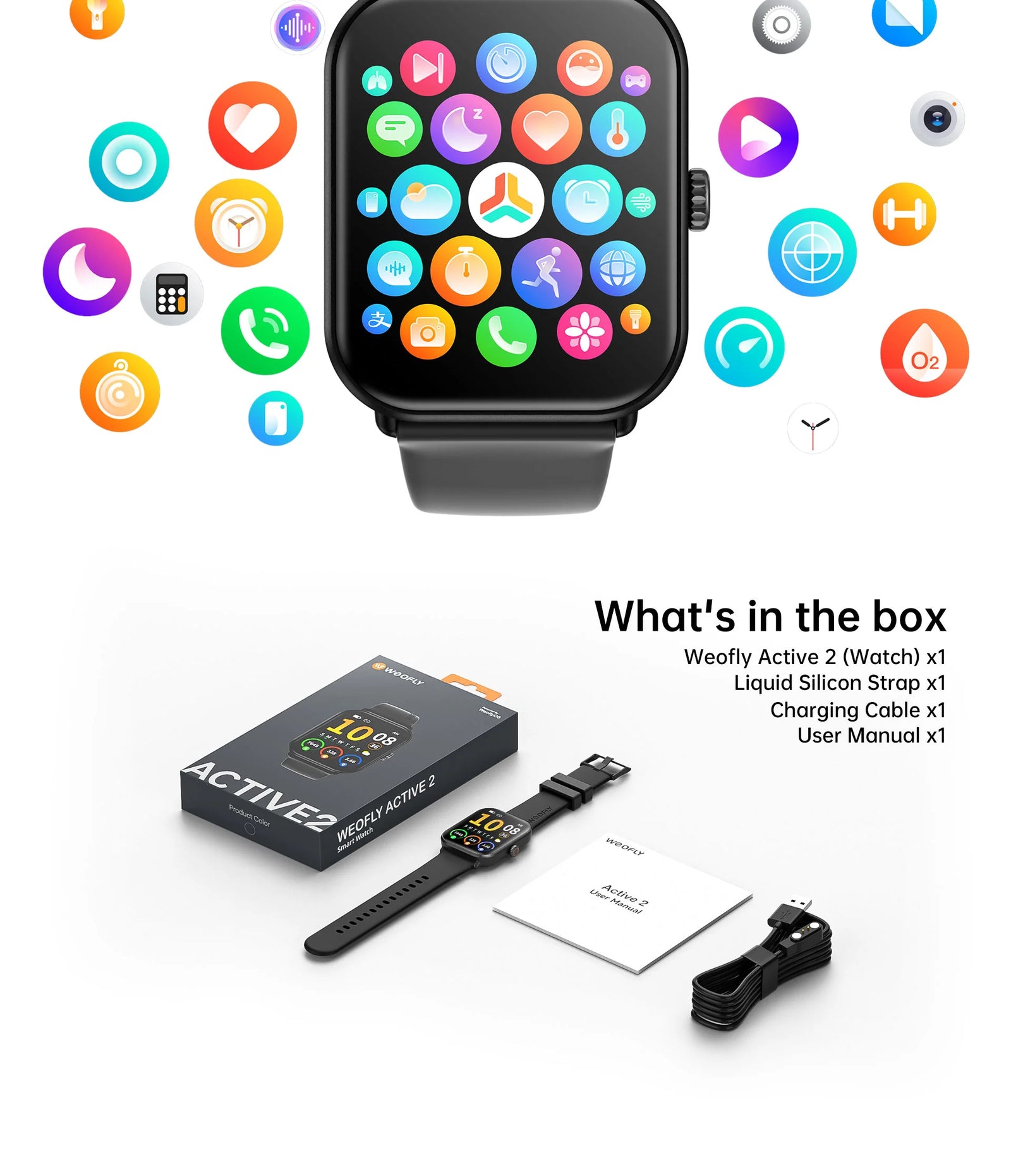 Weofly Active 2 Smartwatch