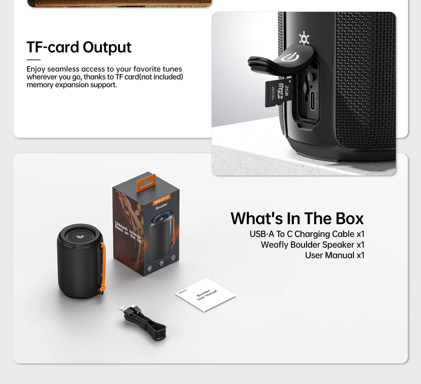 Weofly Boulder Speaker description image 7
