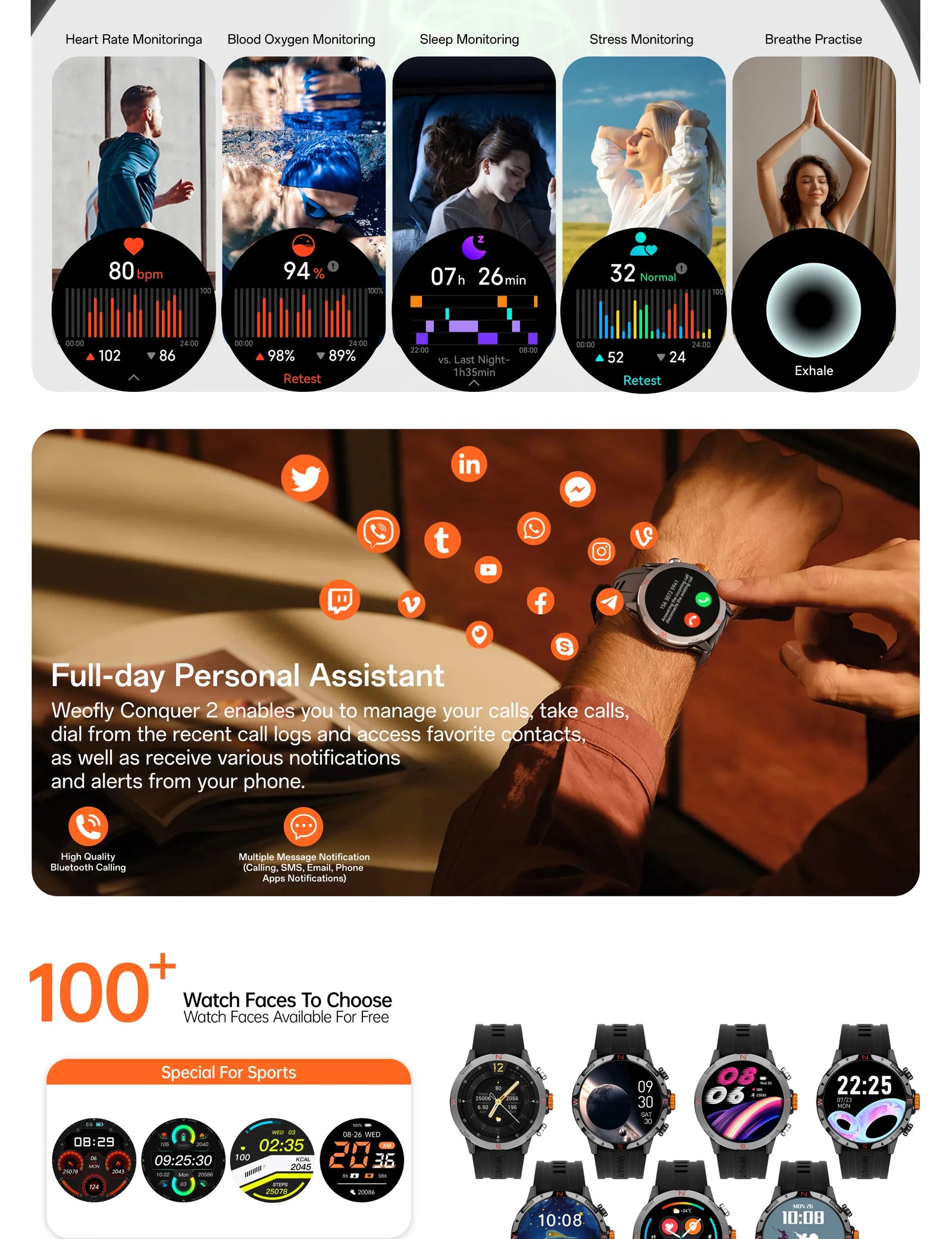 Weofly Conquer 2 Smart Watch