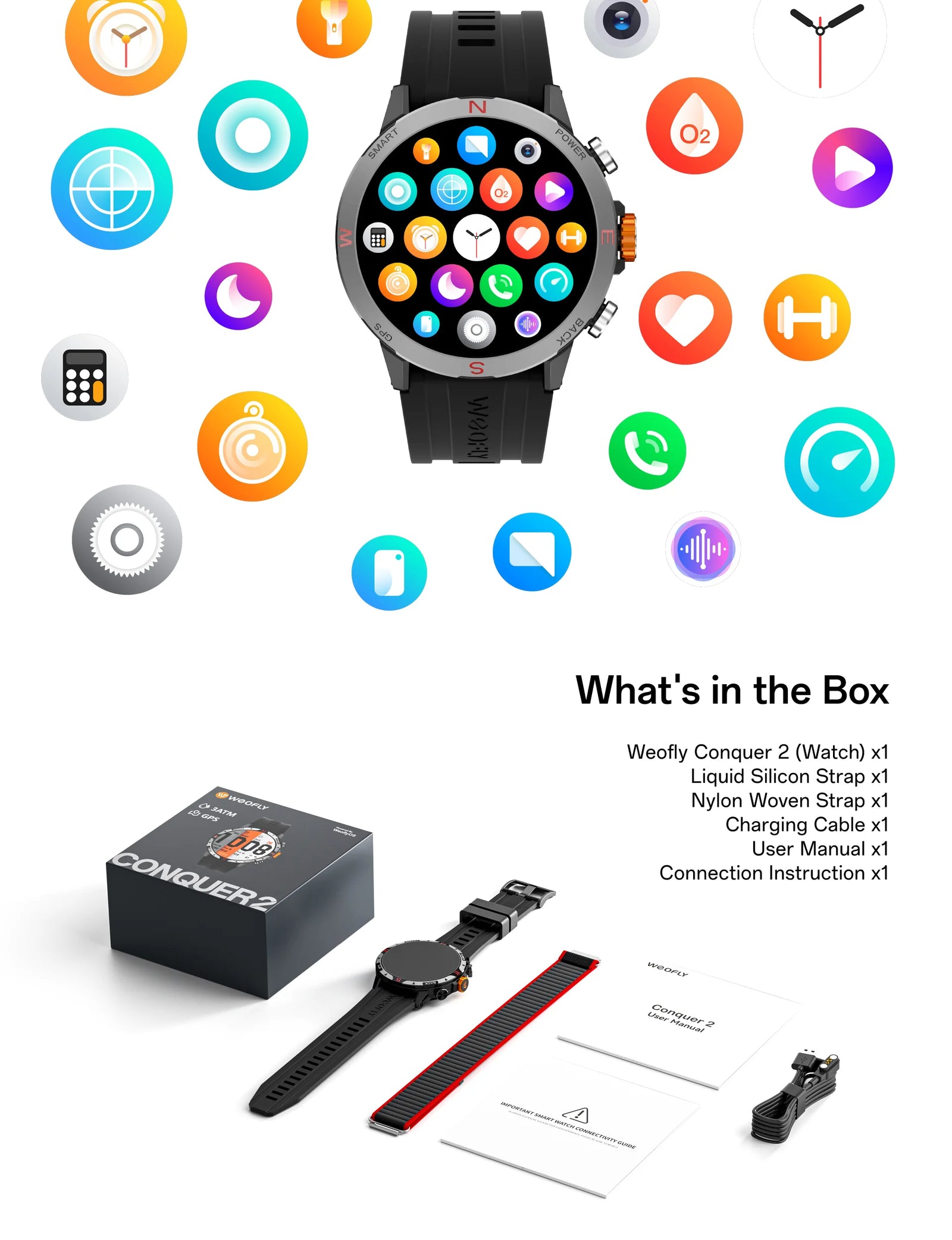 Weofly Conquer 2 Smart Watch
