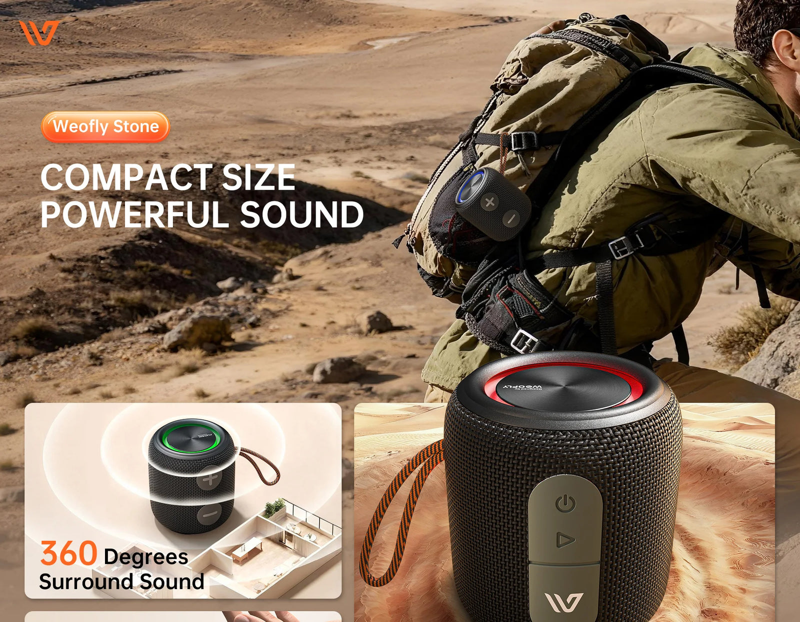 Weofly Stone Speaker description image