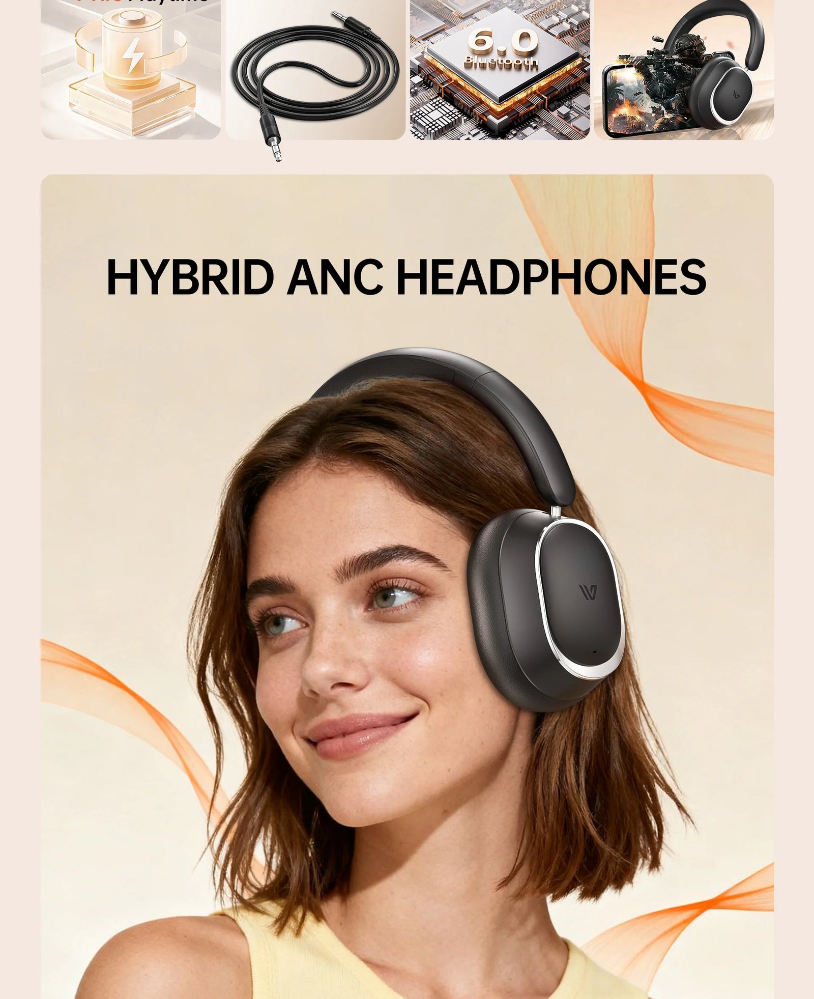 Weofly Tuner ANC Headphones description image 2