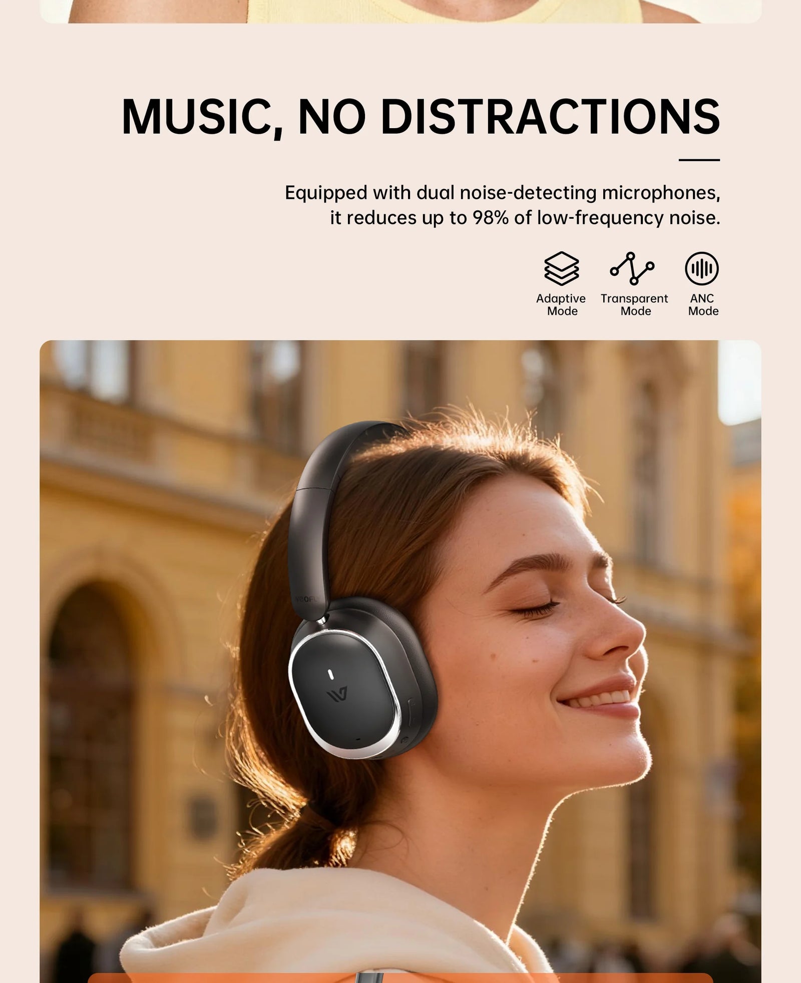 Weofly Tuner ANC Headphones description image 3